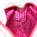 PRADA Shoulder Bag Nylon Pink Silver Auth 138846-19