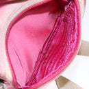 PRADA Shoulder Bag Nylon Pink Silver Auth 138846-21