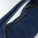 PRADA Hand Bag Nylon 2way Blue Gold Auth 138847-6