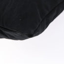 FENDI Tote Bag Nylon Black Silver Auth 138857-16