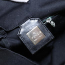 FENDI Tote Bag Nylon Black Silver Auth 138857-19