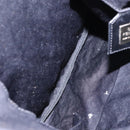 FENDI Tote Bag Nylon Black Silver Auth 138857-11