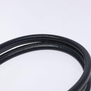 FENDI Zucchino Canvas Shoulder Bag Navy Silver Auth 138858-14