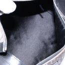 BVLGARI Logo Mania B-ZERO1 Hand Bag Canvas Black Silver Auth 138860-16