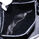 BVLGARI Logo Mania B-ZERO1 Hand Bag Canvas Black Silver Auth 138860-19