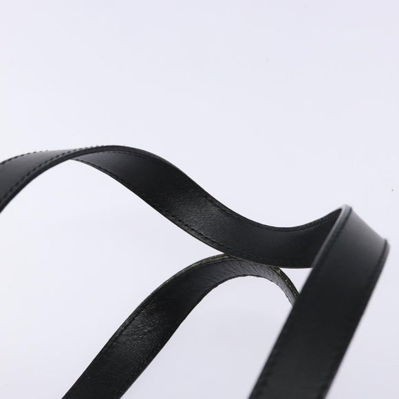 BVLGARI Logo Mania B-ZERO1 Hand Bag Canvas Black Silver Auth 138860