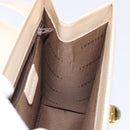 BVLGARI Shoulder Bag Leather Beige Gold Auth 138861-18