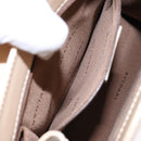 BVLGARI Shoulder Bag Leather Beige Gold Auth 138861-20