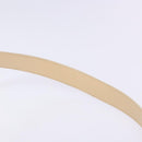 BVLGARI Shoulder Bag Leather Beige Gold Auth 138861-8