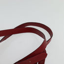 Salvatore Ferragamo Vala Backpack Leather Red Gold Auth 138862-8