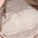 Salvatore Ferragamo Gancini Hand Bag Leather Pink Silver Auth 138865-17
