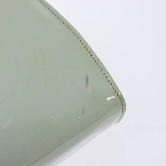 Salvatore Ferragamo Chain Vala Shoulder Bag Enamel Light Blue Silver Auth 138868