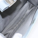 Salvatore Ferragamo Chain Vala Shoulder Bag Enamel Light Blue Silver Auth 138868-11