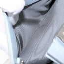 Salvatore Ferragamo Chain Vala Shoulder Bag Enamel Light Blue Silver Auth 138868-21