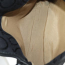 Salvatore Ferragamo Gancini Hand Bag Canvas Black Silver Auth 138872-11