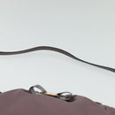 Salvatore Ferragamo Vala Hand Bag Nylon Enamel 2way Purple Silver Auth 138874-10