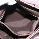 Salvatore Ferragamo Vala Hand Bag Nylon Enamel 2way Purple Silver Auth 138874-22