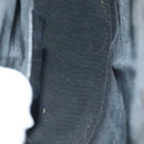 Salvatore Ferragamo Gancini Hand Bag Rattan Black Gold Auth 138876A-11