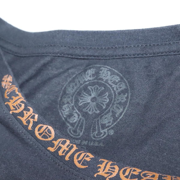 Chrome Hearts Long Sleeved T Shirt Cotton Black Auth 138884M