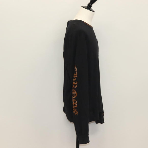 Chrome Hearts Long Sleeved T Shirt Cotton Black Auth 138884M