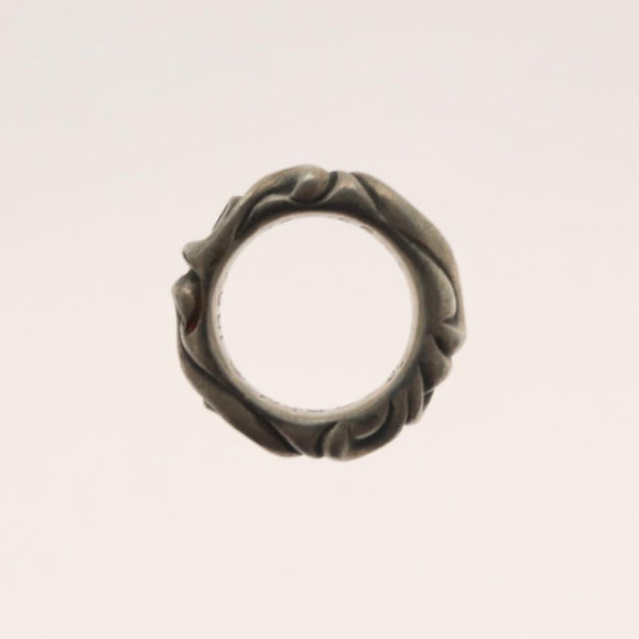 Chrome Hearts Scroll Band Ring Ag925 Silver Auth 138890M