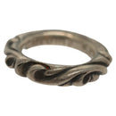 Chrome Hearts Scroll Band Ring Ag925 Silver Auth 138890M-2