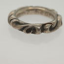 Chrome Hearts Scroll Band Ring Ag925 Silver Auth 138890M-5