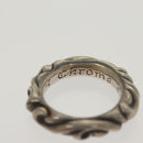 Chrome Hearts Scroll Band Ring Ag925 Silver Auth 138890M-6