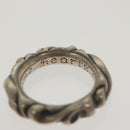 Chrome Hearts Scroll Band Ring Ag925 Silver Auth 138890M-7