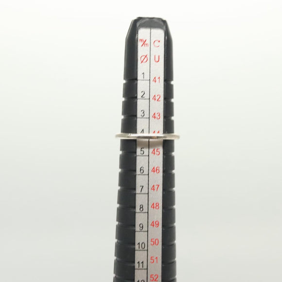 Chrome Hearts Bubble Gum Wedding Ring Ag925 Silver Auth 138892M