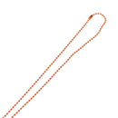 Chrome Hearts Necklace Rubber Orange Auth 138899M-8