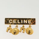 CELINE Brooch metal Gold Auth 138900V-2