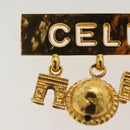 CELINE Brooch metal Gold Auth 138900V-3