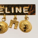 CELINE Brooch metal Gold Auth 138900V-4