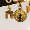 CELINE Brooch metal Gold Auth 138900V-5