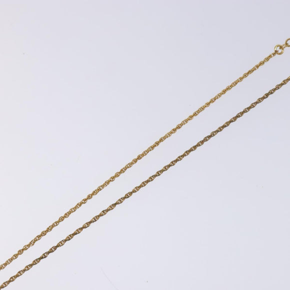 Christian Dior Necklace metal Gold Auth 138901