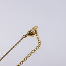 Christian Dior Necklace metal Gold Auth 138901-7