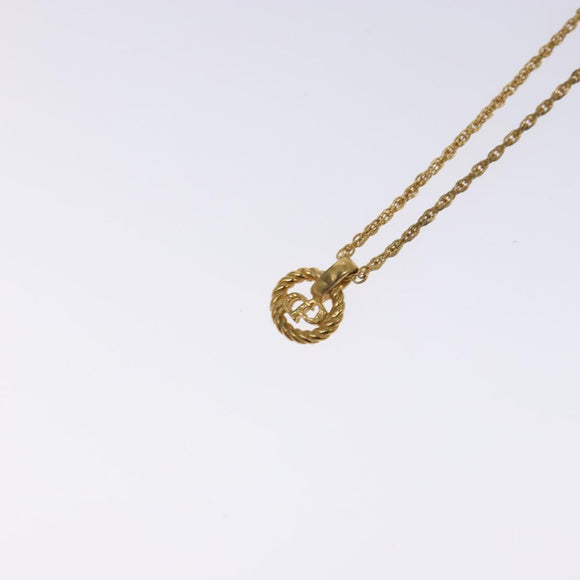Christian Dior Necklace metal Gold Auth 138901