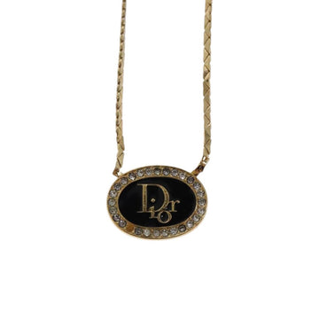 Christian Dior Necklace metal Gold Auth 138902