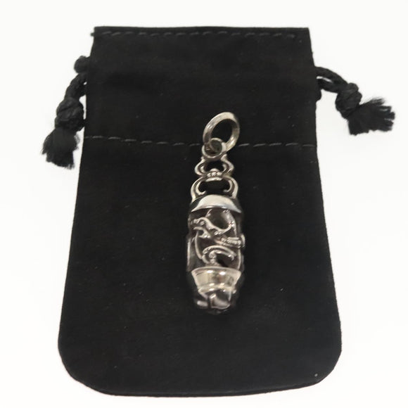 Chrome Hearts Celtic Roller Top Necklace Ag925 Silver Auth 138903M