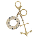 LOUIS VUITTON Porte Cles Marina Charm plastic Gold M66141 LV Auth 138908V-1