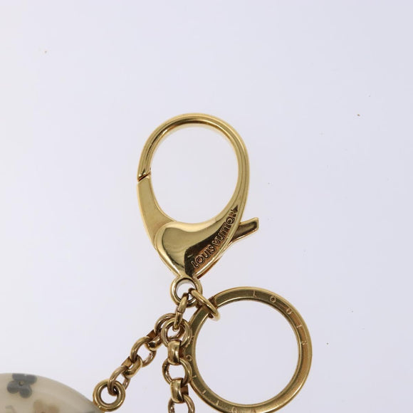 LOUIS VUITTON Porte Cles Marina Charm plastic Gold M66141 LV Auth 138908V