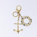 LOUIS VUITTON Porte Cles Marina Charm plastic Gold M66141 LV Auth 138908V-7