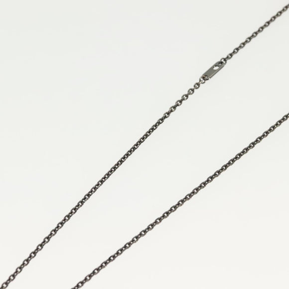 LOUIS VUITTON Pendant Vivienne Necklace metal Gunmetal M00831 LV Auth 138910