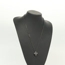 LOUIS VUITTON Pendant Vivienne Necklace metal Gunmetal M00831 LV Auth 138910-11