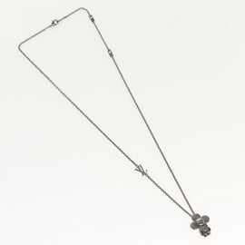 LOUIS VUITTON Pendant Vivienne Necklace metal Gunmetal M00831 LV Auth 138910 - 0