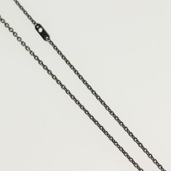 LOUIS VUITTON Pendant Vivienne Necklace metal Gunmetal M00831 LV Auth 138910