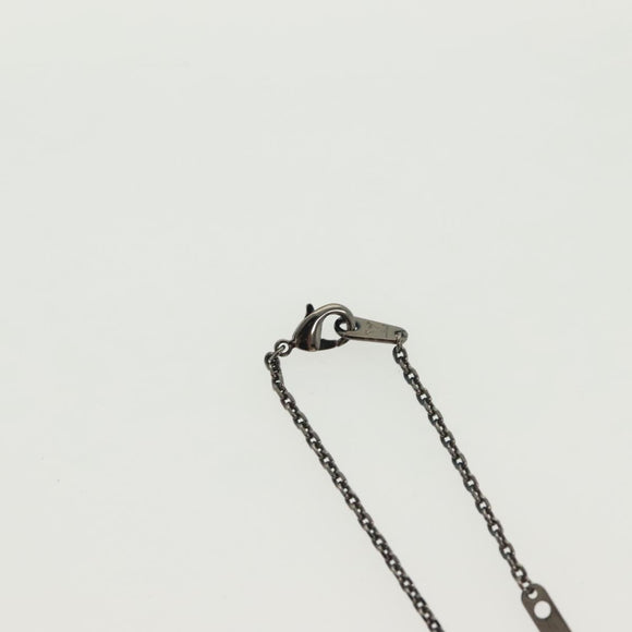 LOUIS VUITTON Pendant Vivienne Necklace metal Gunmetal M00831 LV Auth 138910