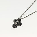 LOUIS VUITTON Pendant Vivienne Necklace metal Gunmetal M00831 LV Auth 138910-13