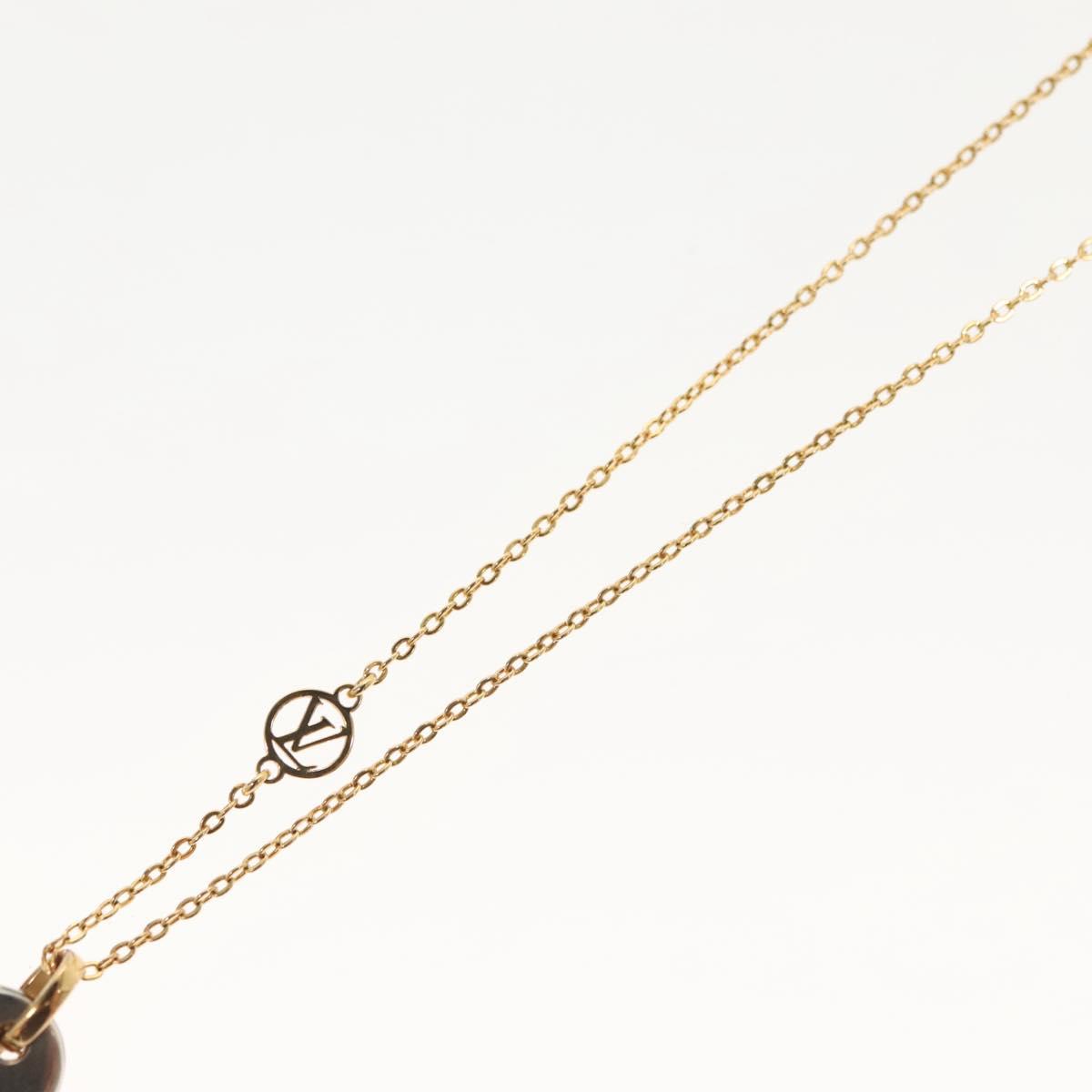 LOUIS VUITTON Nanogram Collier Precious Necklace metal Gold M00599